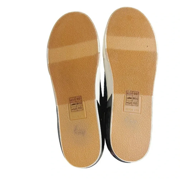 Dolce Vita Black and White Sneakers Casual Style - Picture 7 of 7